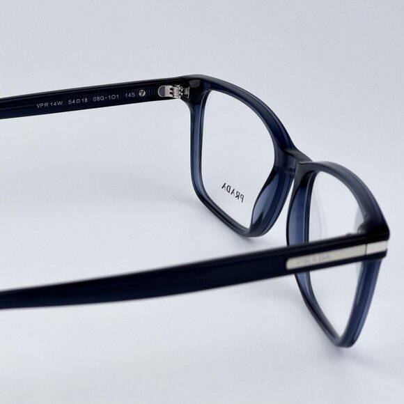 Prada PR14WV 08Q1O1 Women BRAND NEW Eyeglasses Blue Crystal Square - Picture 9 of 10